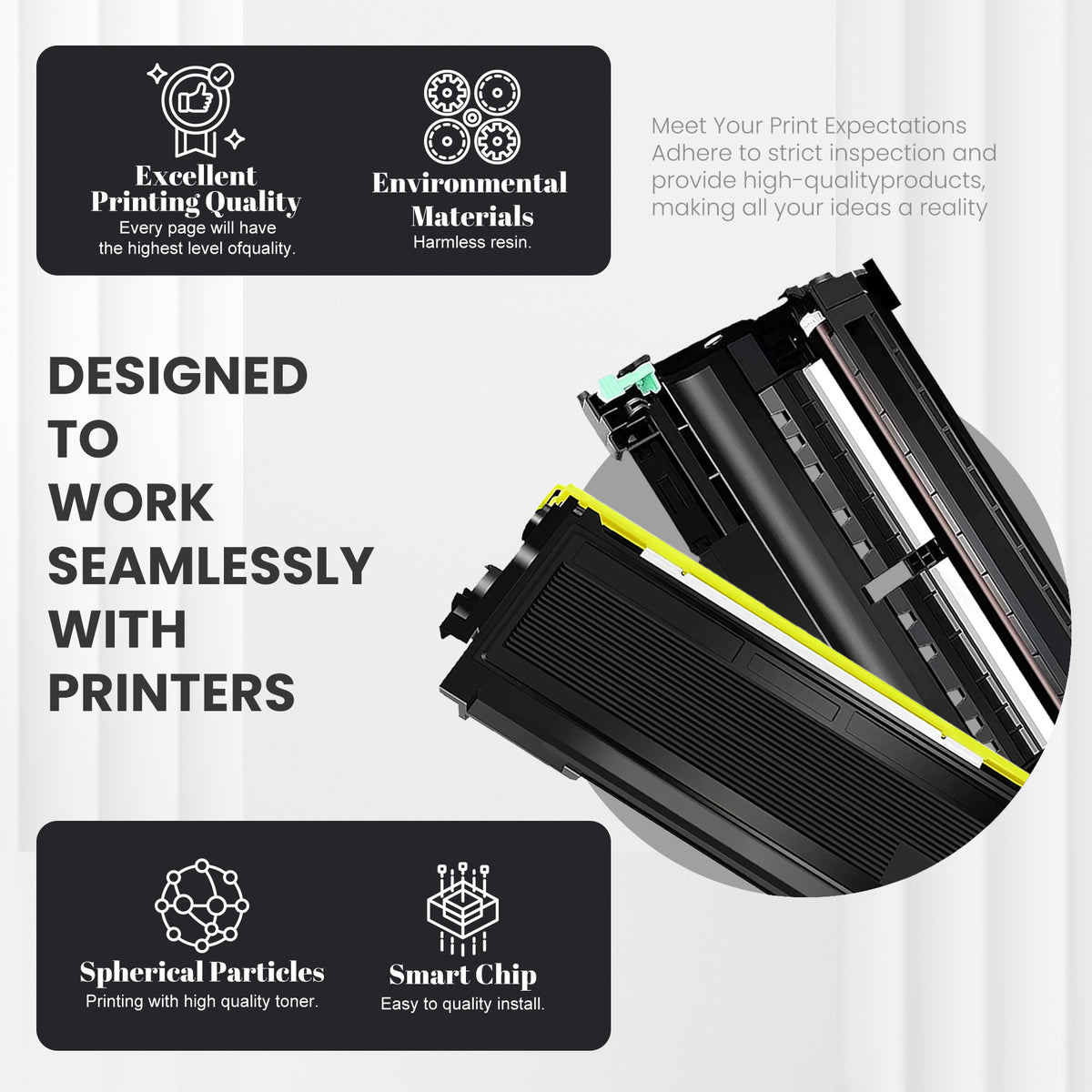 Brother DR350-TN350 Compatible Toner & Drum Bundle — CP-DR350-1PK+TN350-1PK product detail image 5