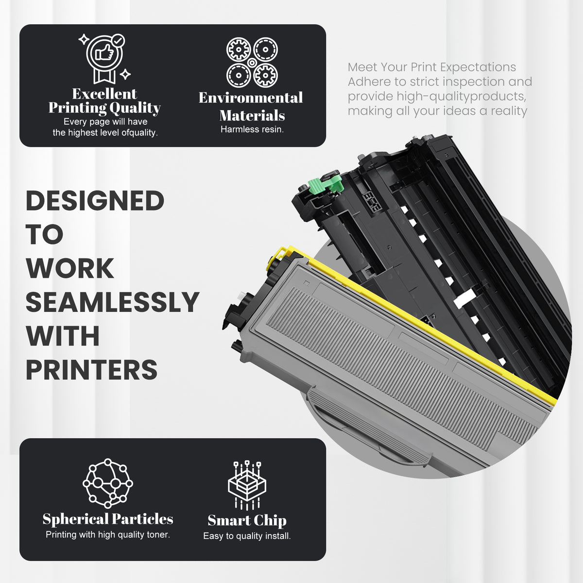 Brother DR360-TN360 Compatible Toner & Drum Bundle — CP-DR360-1PK+TN360-1PK product detail image 5