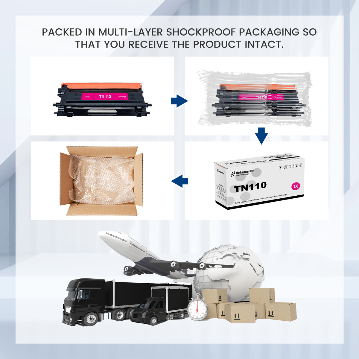 Brother TN110 Compatible Toner Cartridge — CP-TN110-1M product detail image 6