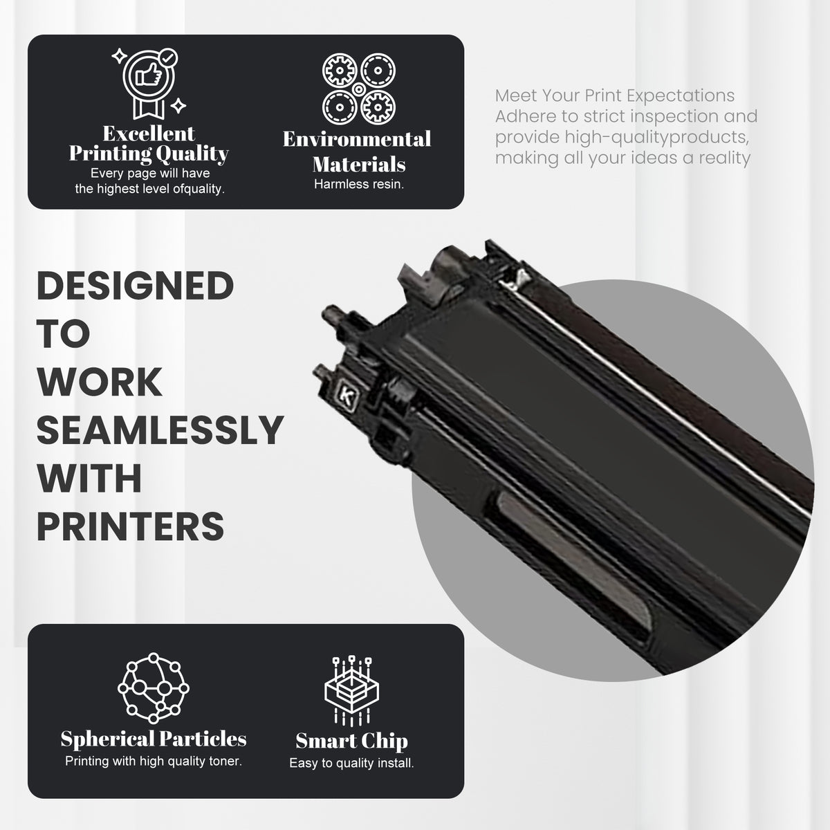 Brother TN115 Compatible Toner Cartridge — CP-TN115-1M product detail image 5