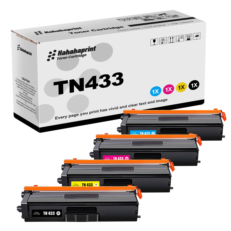 Brother TN433 Compatible Toner Cartridge — CP-TN433-1C1M1Y1K main product image