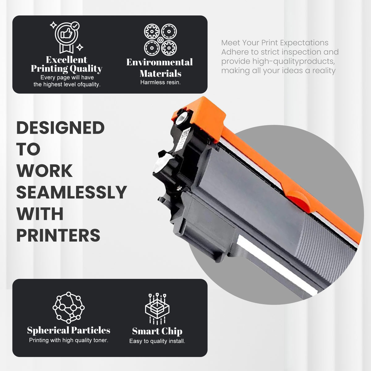 Brother TN450 Compatible Toner Cartridge — CP-TN450-1PK product detail image 5