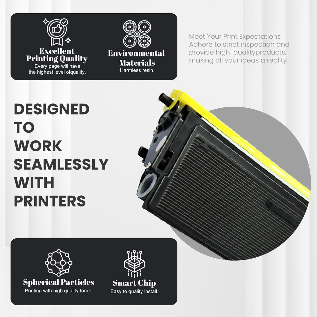 Brother TN460 Compatible Toner Cartridge — CP-TN460-2PK product detail image 5