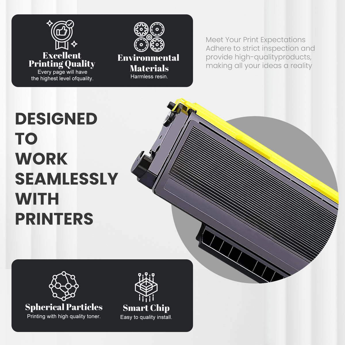 Brother TN650 Compatible Toner Cartridge — CP-TN650-1PK product detail image 5