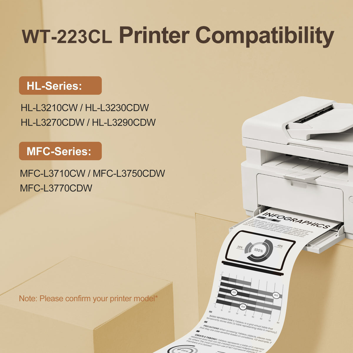 Brother WT-223CL Compatible Waste Toner Box — CP-WT-223CL-1PK product detail image 2