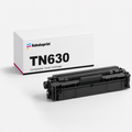 Brother TN630 Compatible Toner Cartridge — Black — package and compatible supply